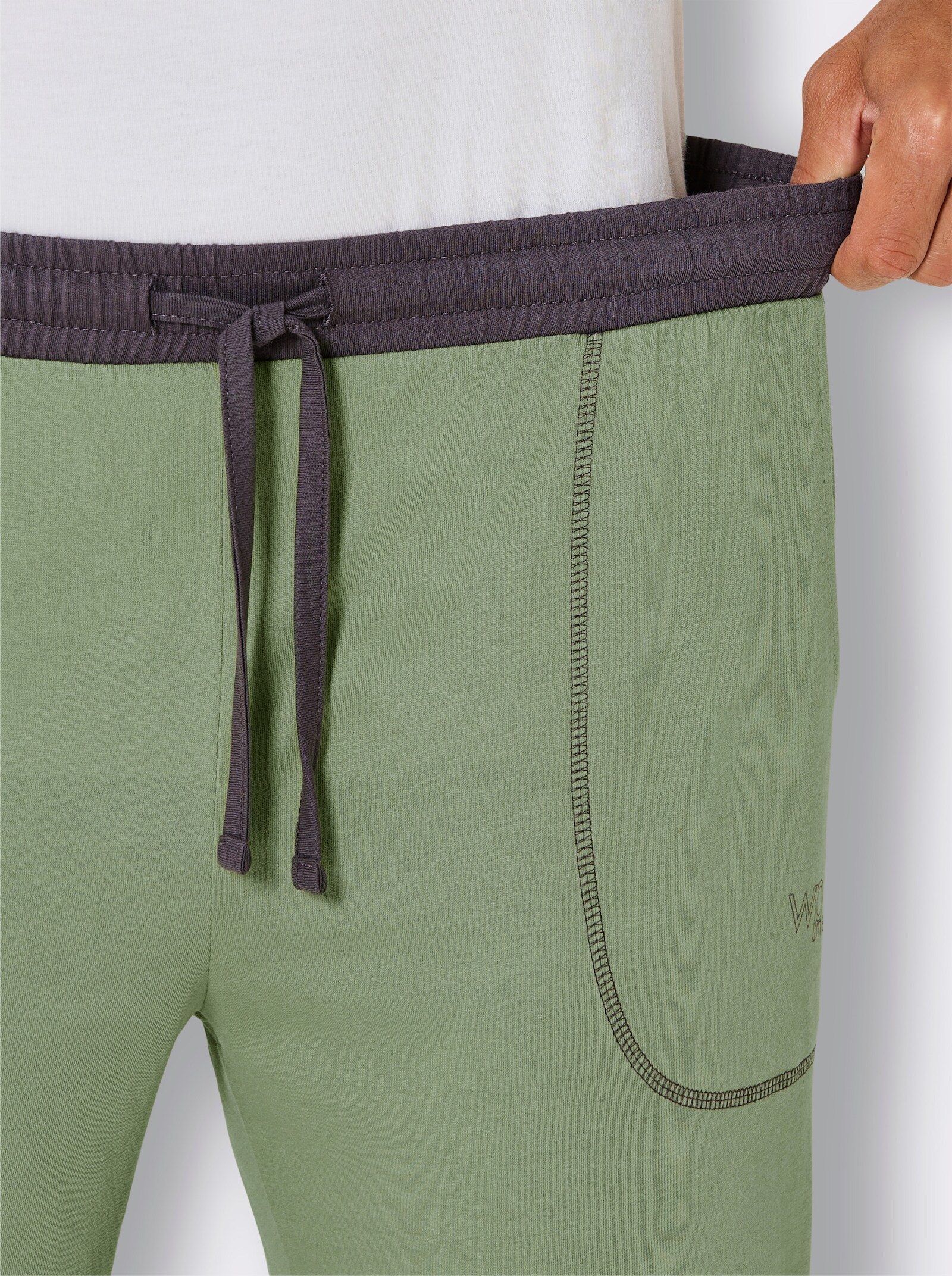 wäschepur men Hose lang - eucalyptus