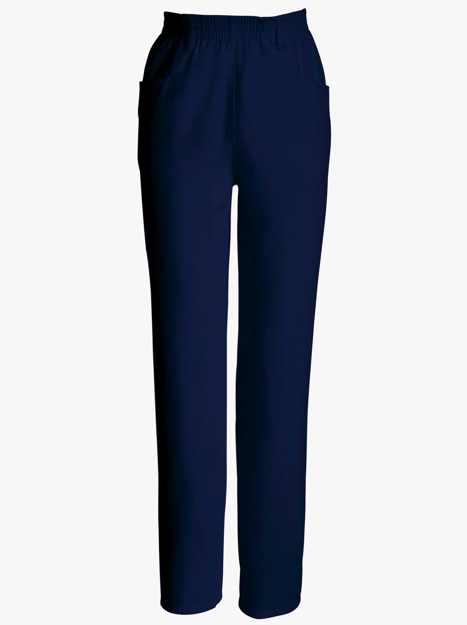 Schlupfhose aus Baumwolle, pflegeleicht - marine