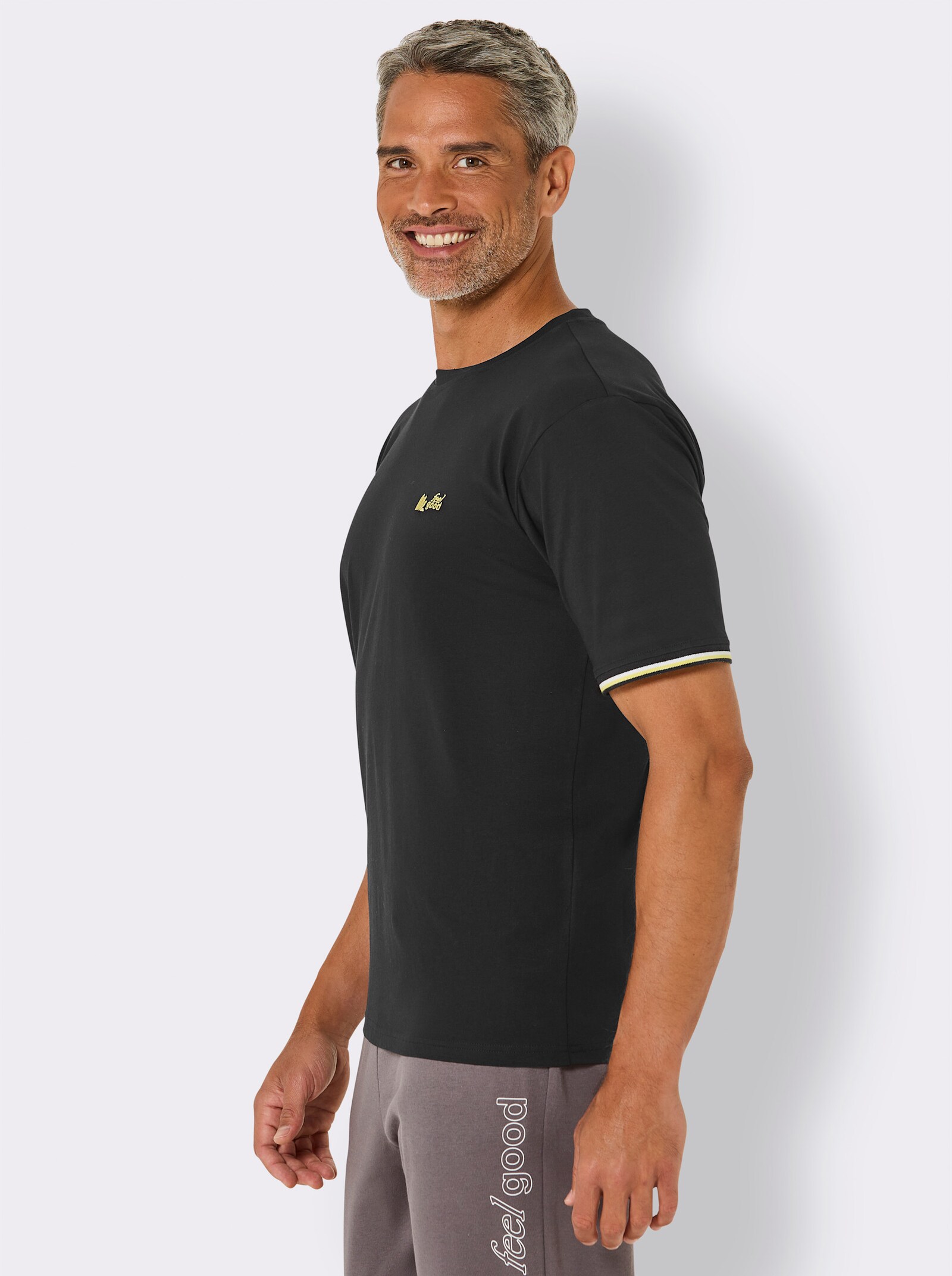 feel good Shirt - schwarz