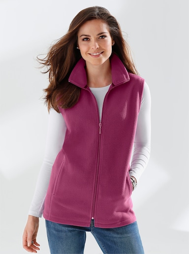 Fleecegilet - fuchsia