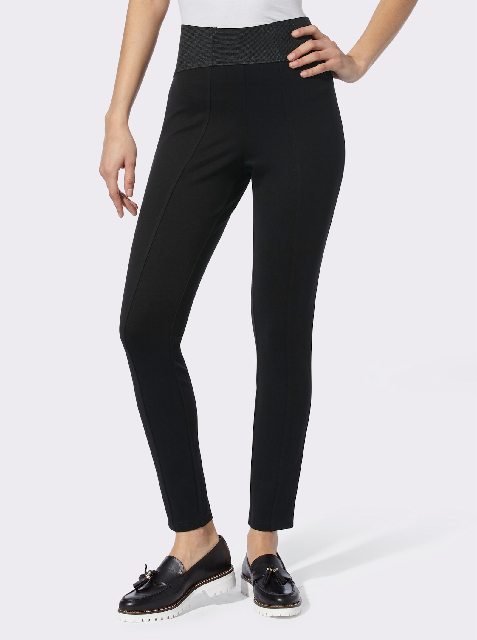 heine Jerseyhose im Skinny-Style - schwarz