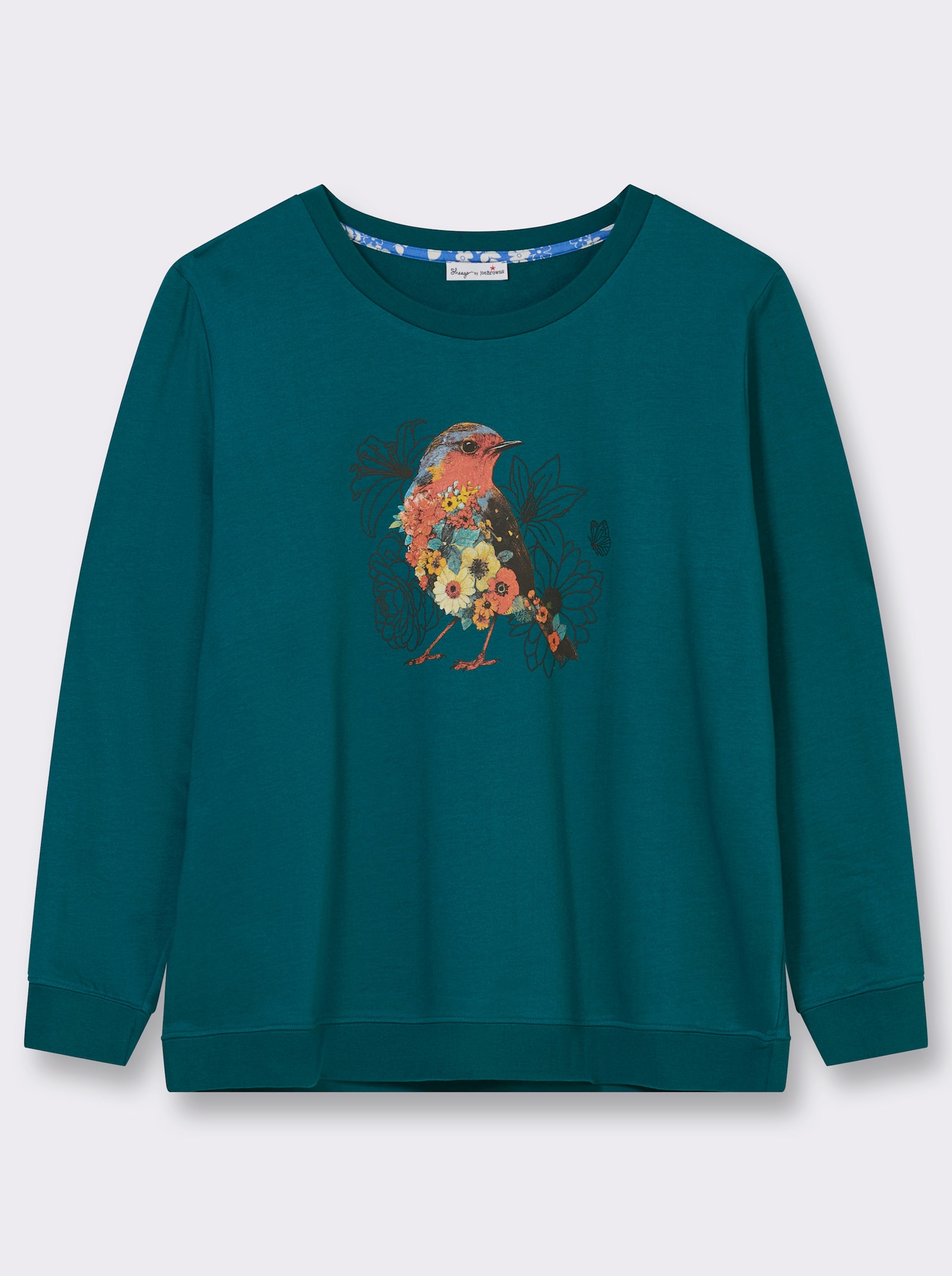 sheego by Joe Browns Sweatshirt mit platziertem Print - aquapetrol
