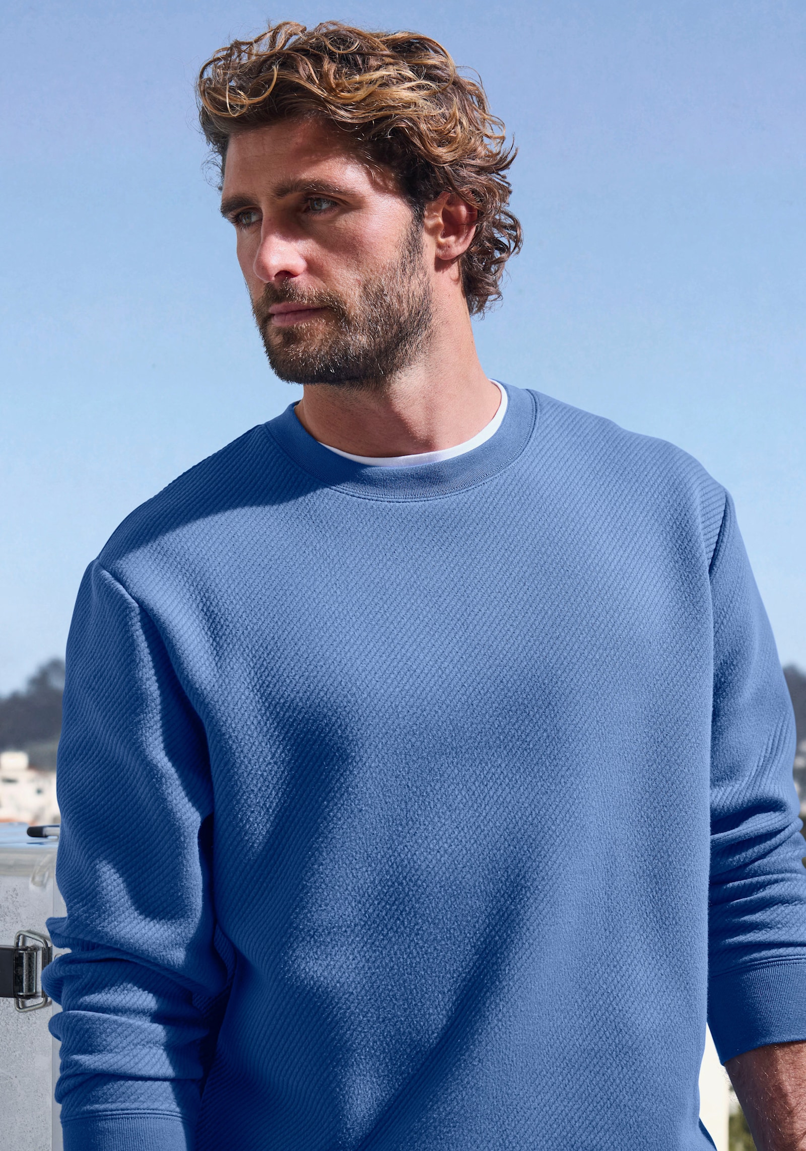 John Devin Sweatshirt - blauw