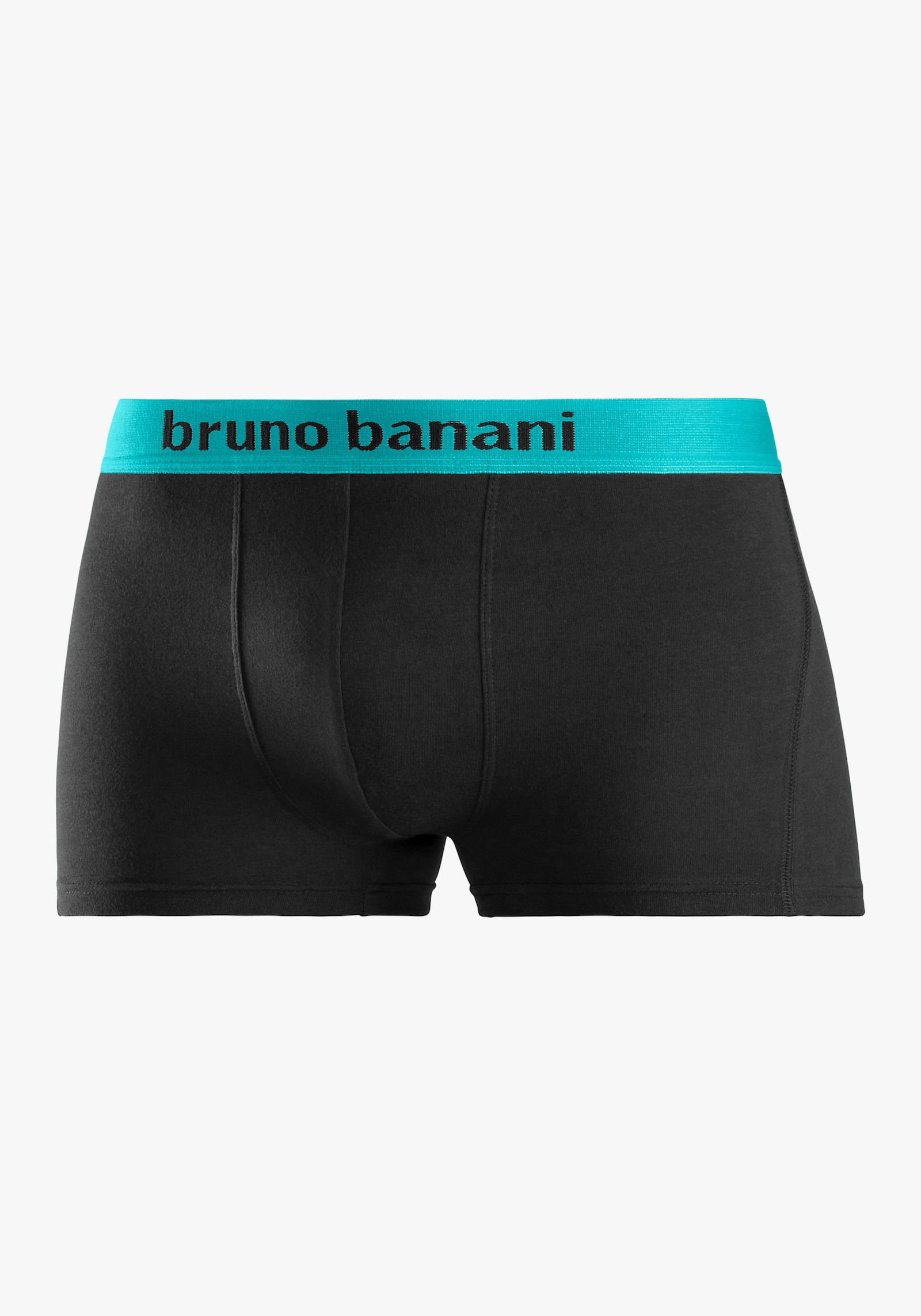 Bruno Banani Boxer - schwarz-orange, schwarz-türkis, schwarz-gelb, schwarz-lila