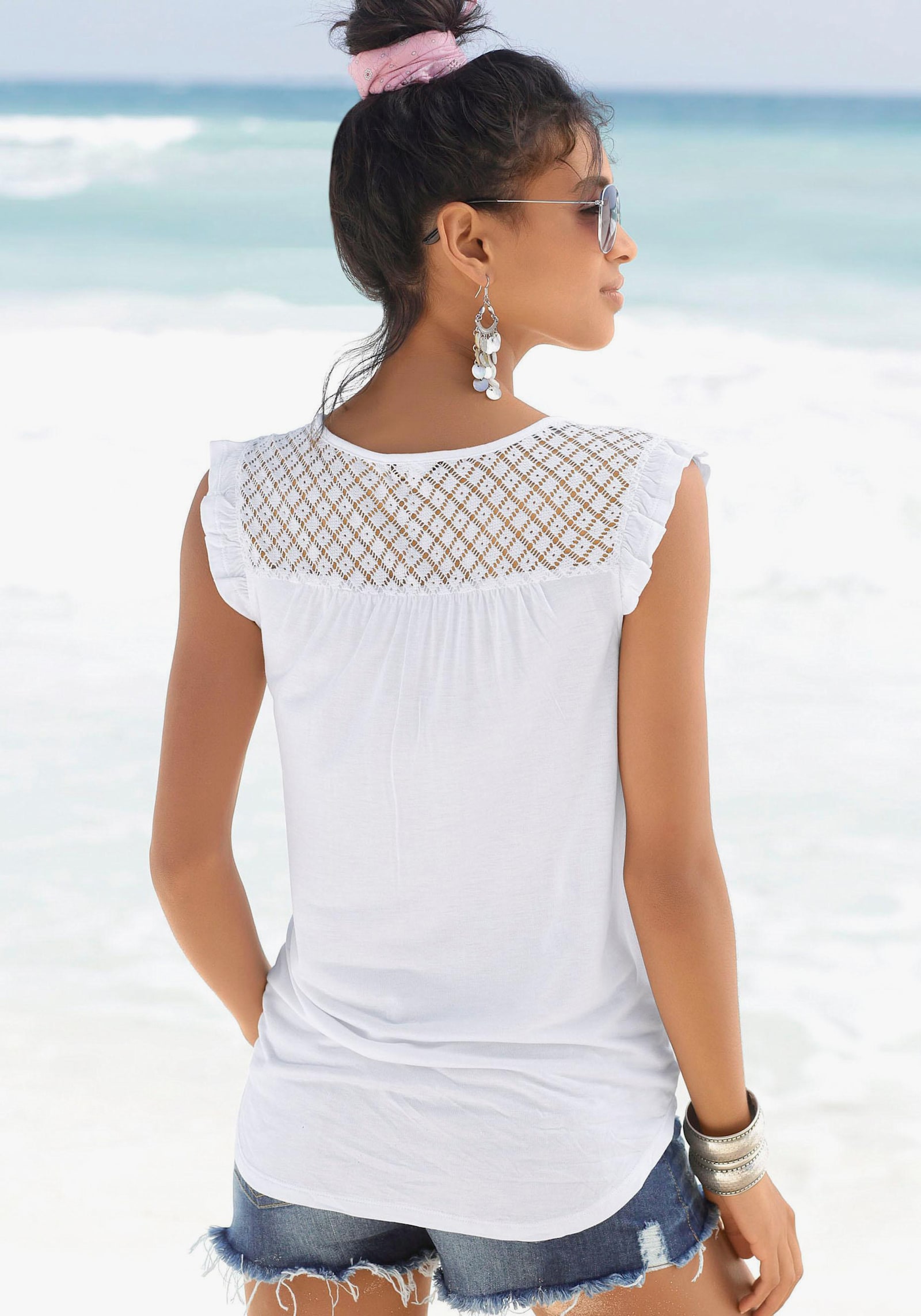 Buffalo Strandshirt - weiss