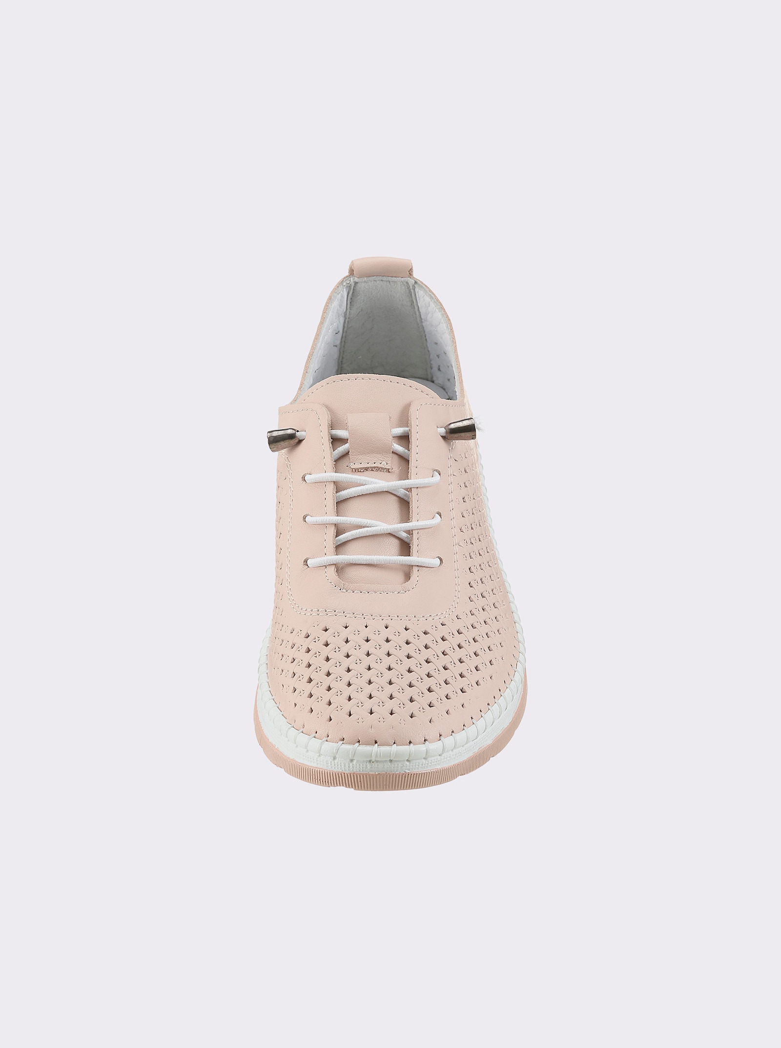 airsoft modern+ Sneaker mit Perforation - apricot