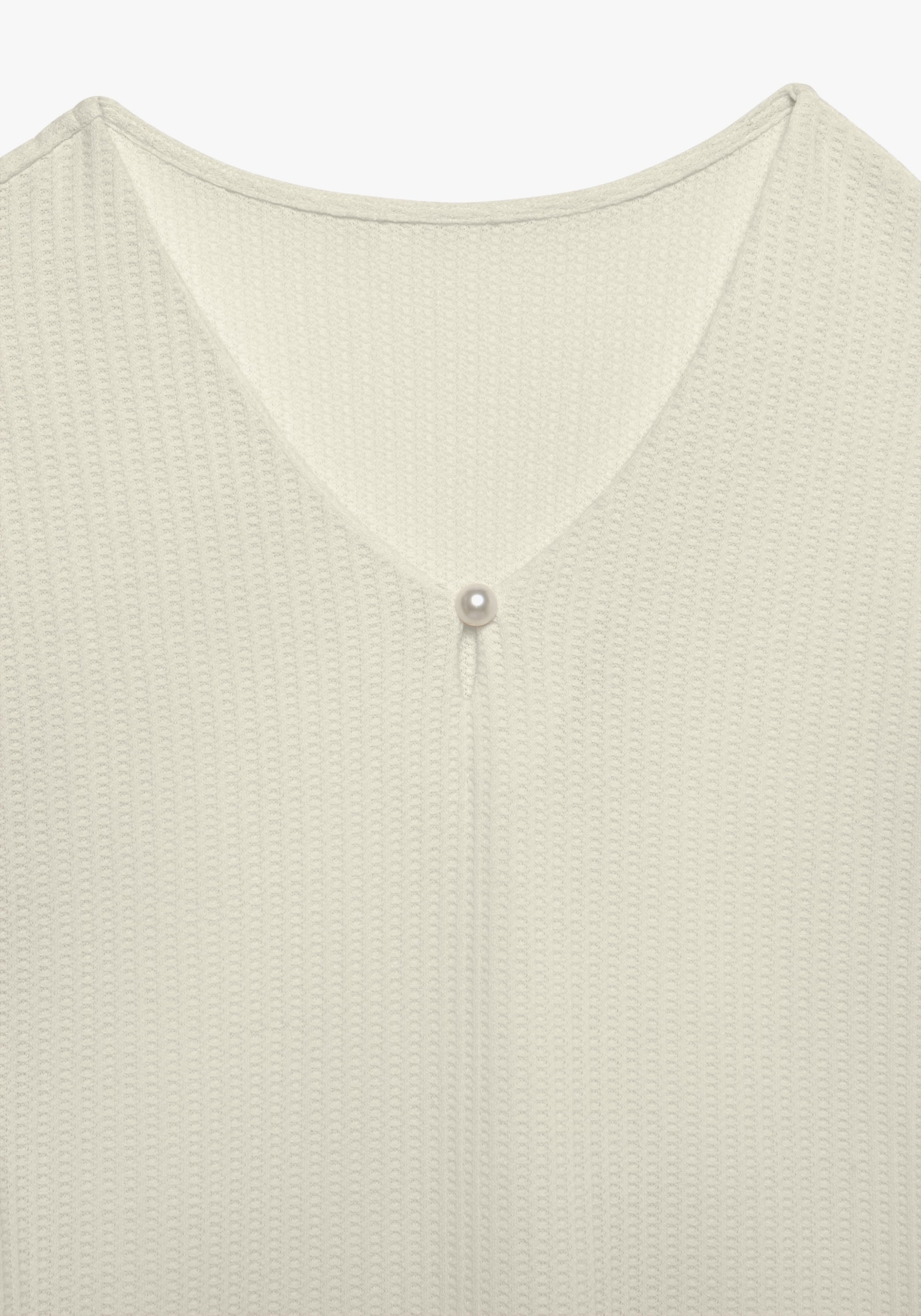 LASCANA Kurzarmshirt - creme