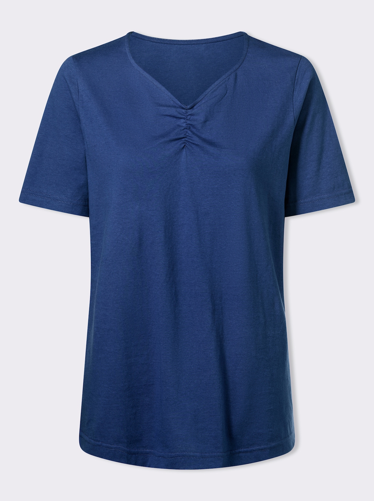 Kurzarmshirt - royalblau