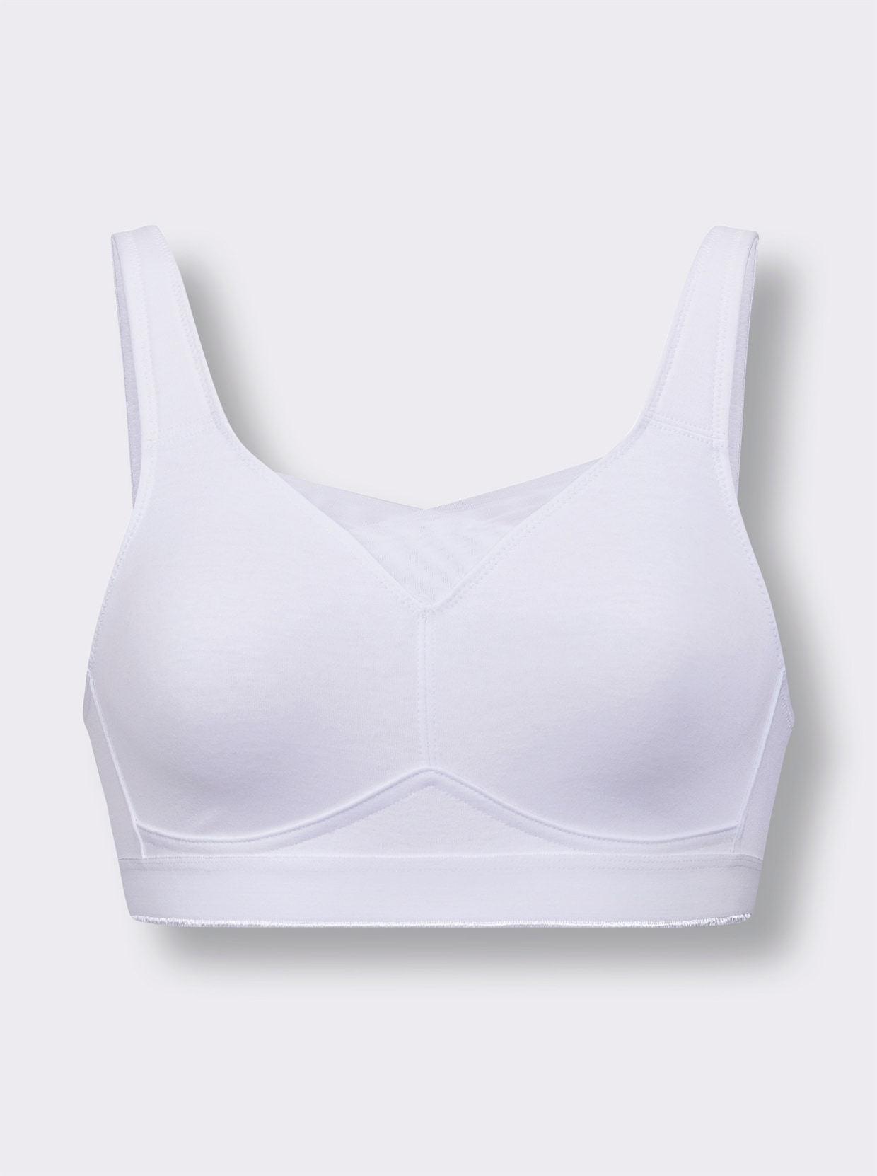 wäschepur Soutien-gorge confort sans armatures - 2x blanc