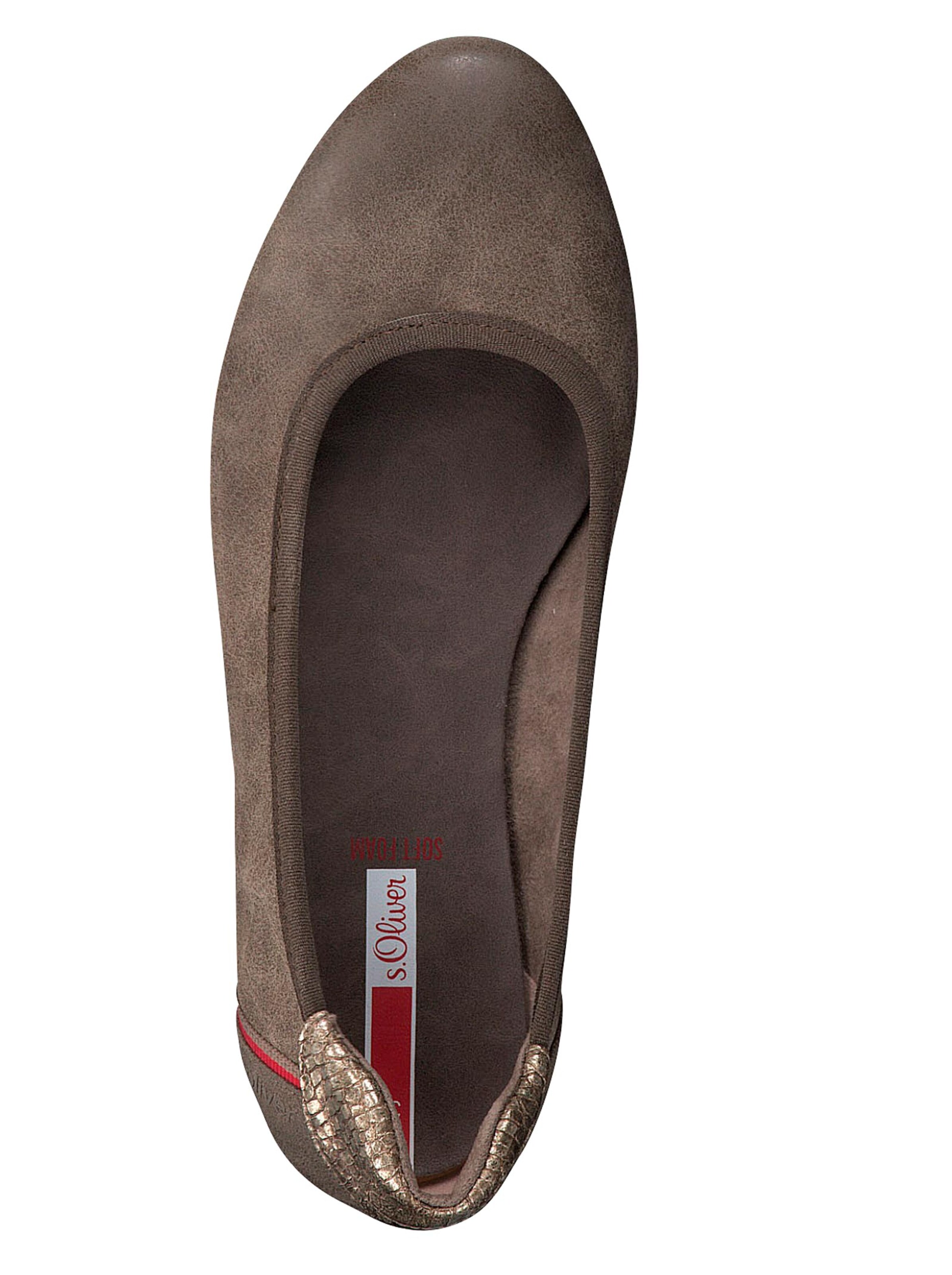 S.Oliver Ballerina - taupe
