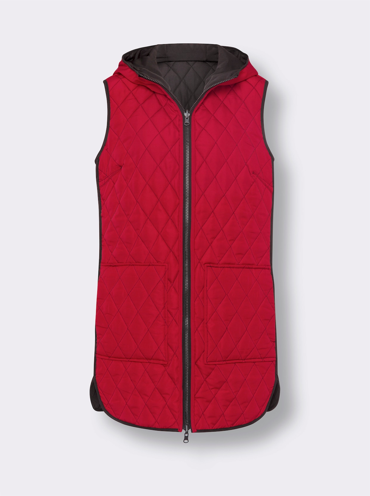 Gilet réversible - rouge-noir