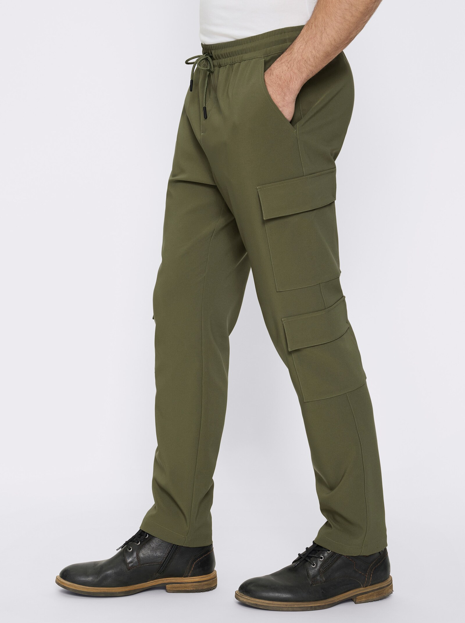 Catamaran Hose mit praktischen Taschen - oliv