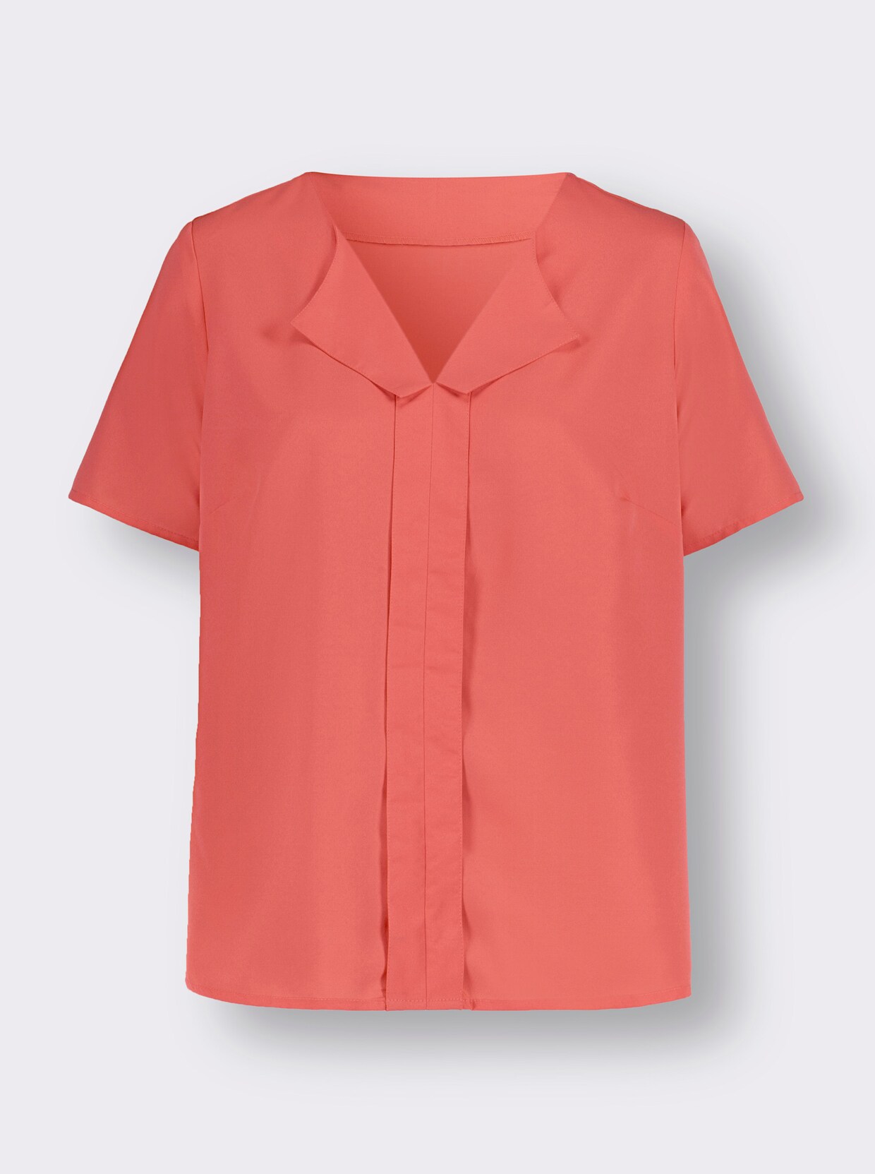 Comfortabele blouse - koraal
