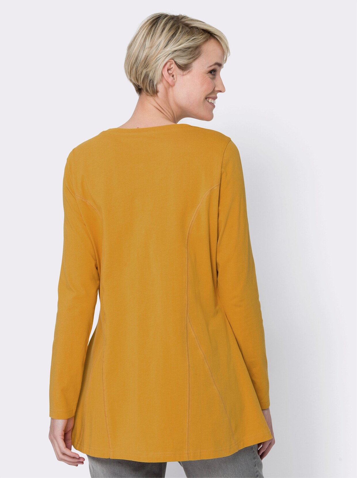 Longshirt - ocker