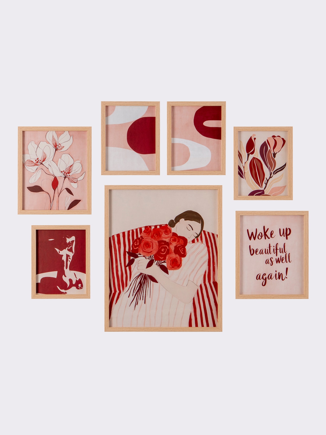 heine home Tableau - couleur ivoire-rouge