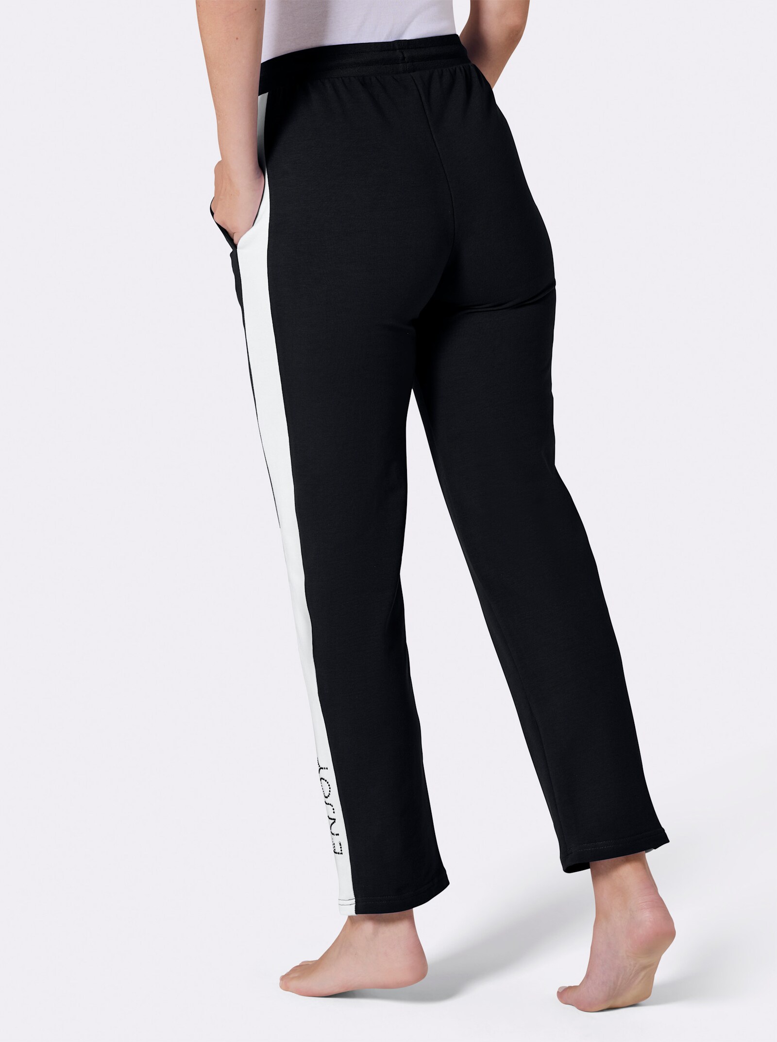 feel good Hose - schwarz-ecru