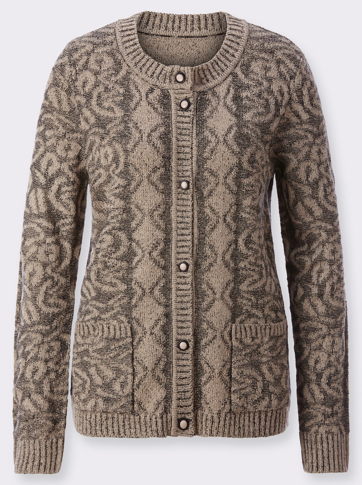 Vest - beige gemêleerd