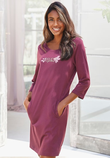 LASCANA Sleepshirt - bordeaux-violett