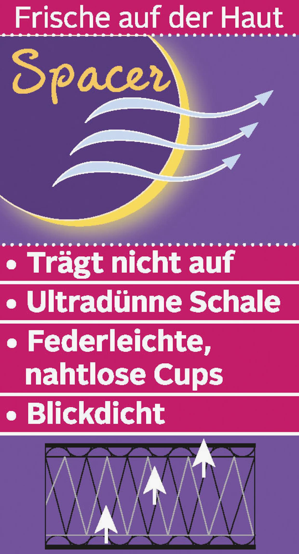 Nuance Schalen-BH - weiß