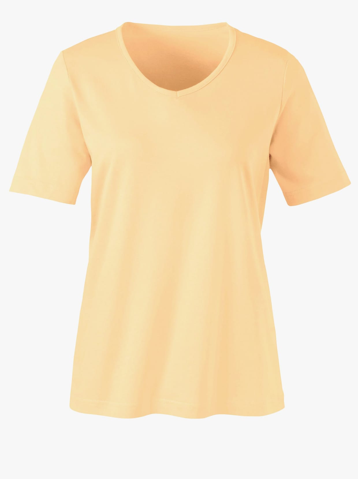 Tričko s krátkymi rukávmi - vanilkovo žltá