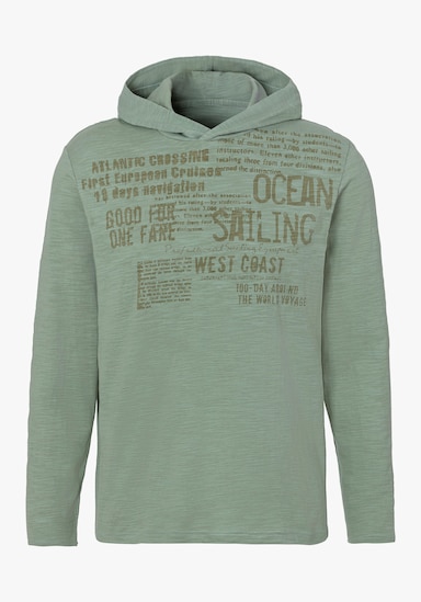 John Devin Kapuzenshirt - salbei bedruckt
