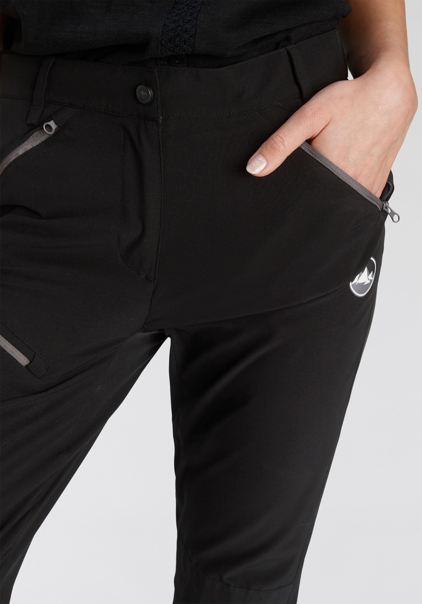 Polarino Outdoorhose - schwarz
