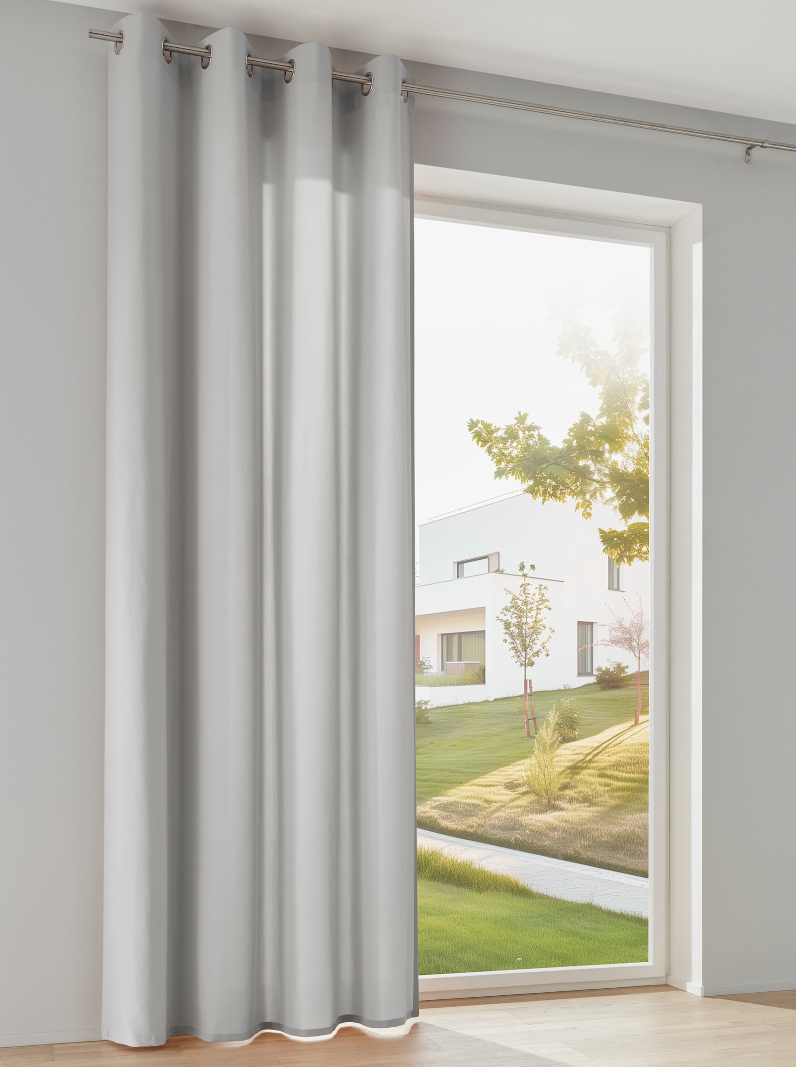 heine home Dekoschal in Microfaser-Qualität - grau