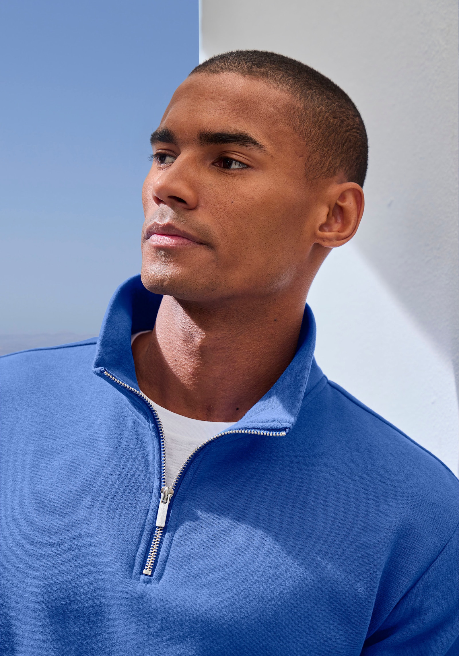 John Devin Sweatshirt - blau