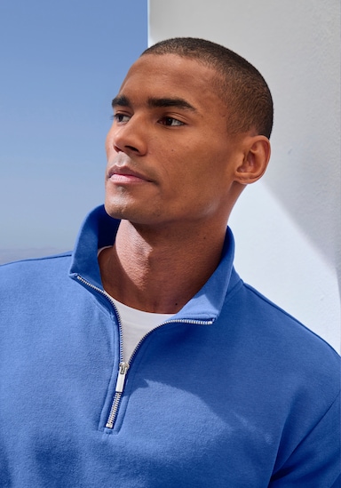 Sweatshirt - blau
