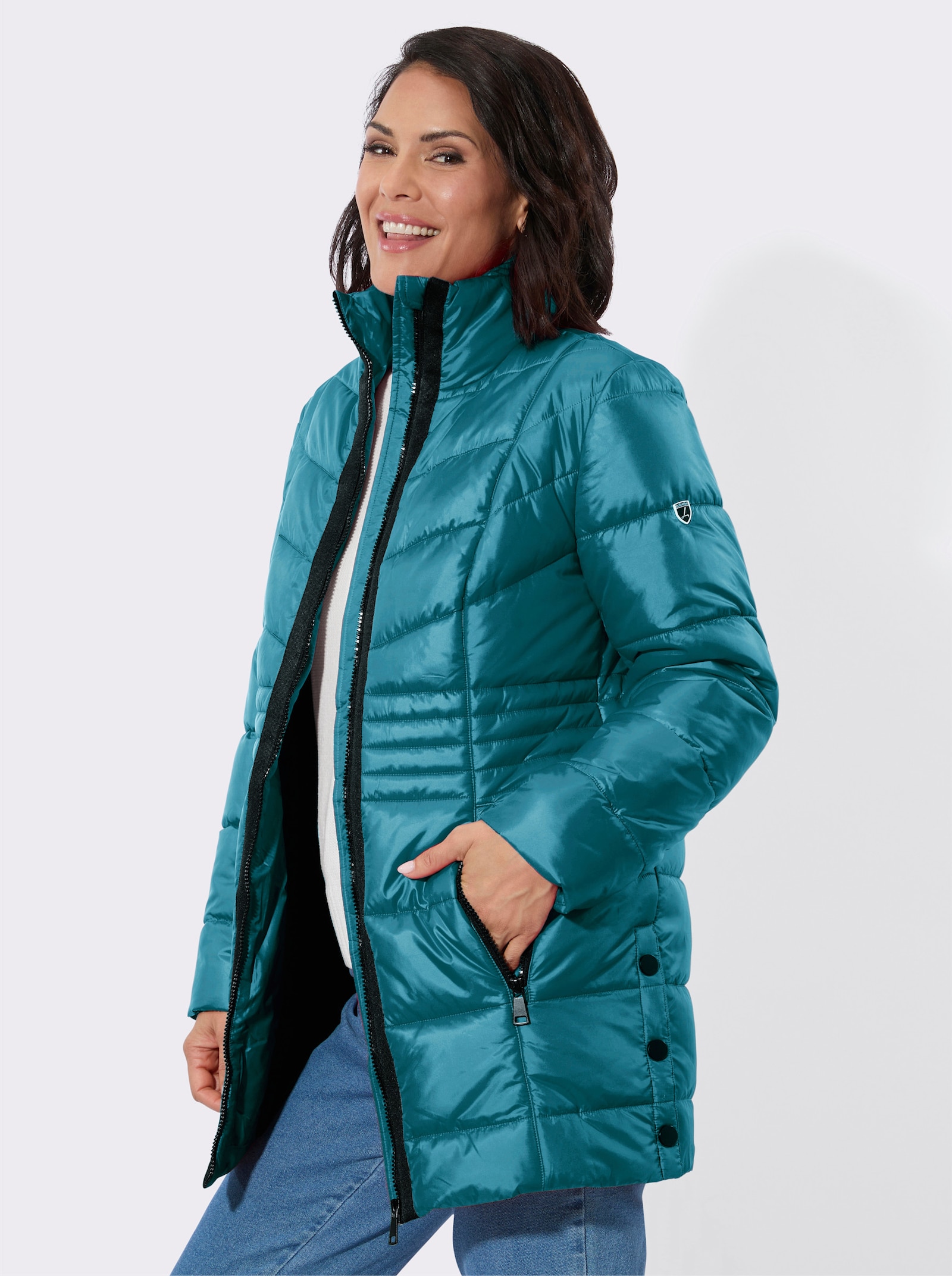 Winterjacke mit schmeichelnder Steppung - aquapetrol