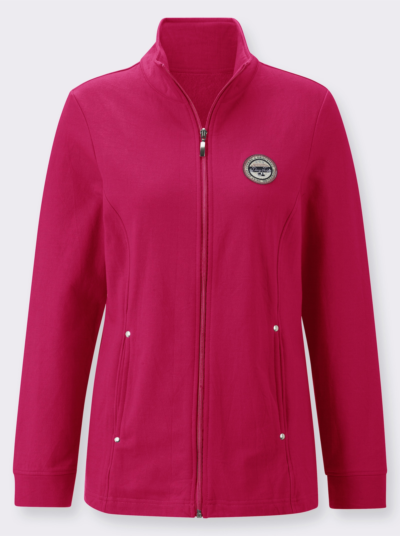 Catamaran Sports Freizeitanzug mit kontrastreicher Verarbeitung - pink-schwarz