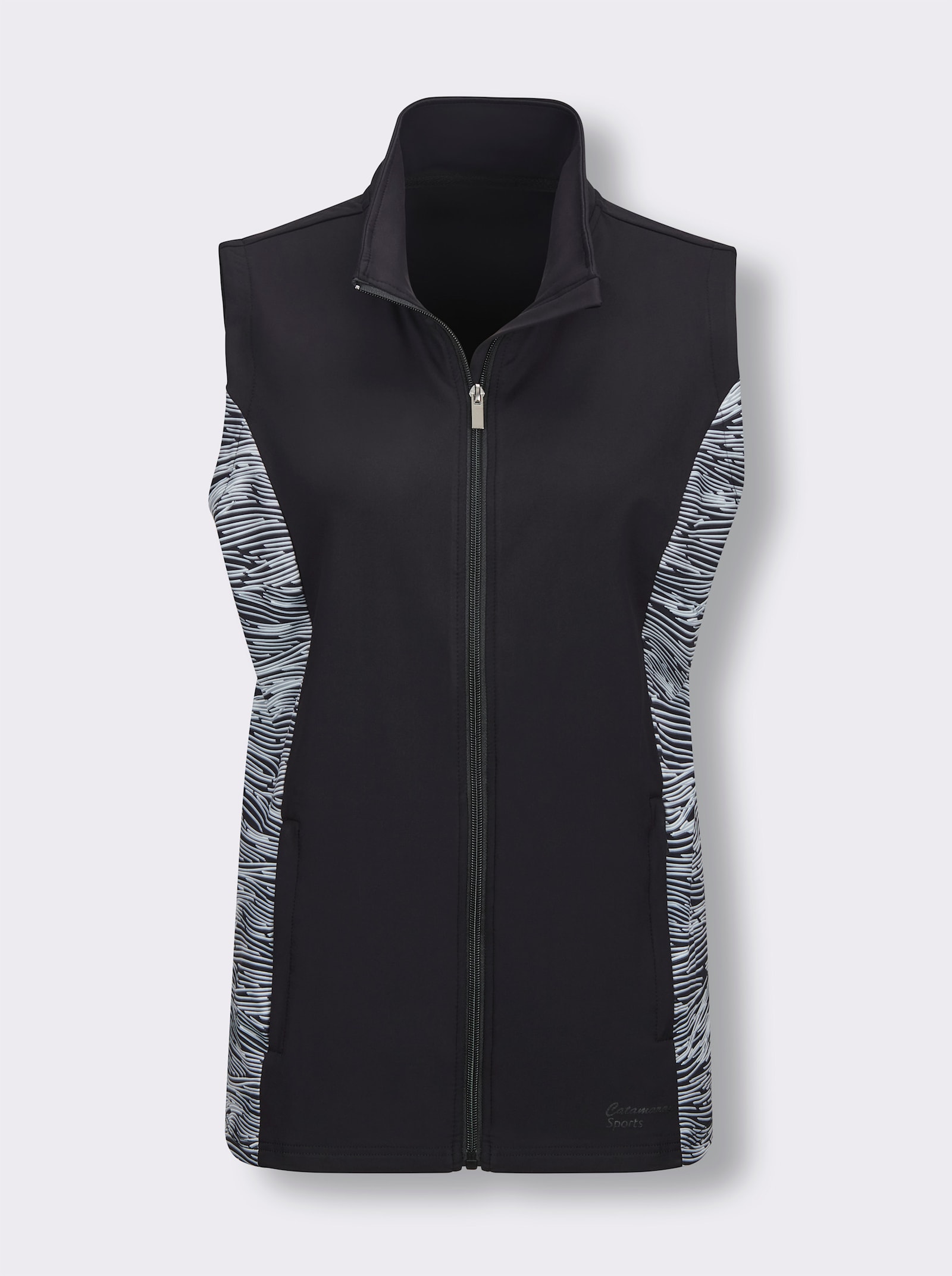 Catamaran Sports Funktionsweste mit 2 Reißverschluss-Taschen - schwarz