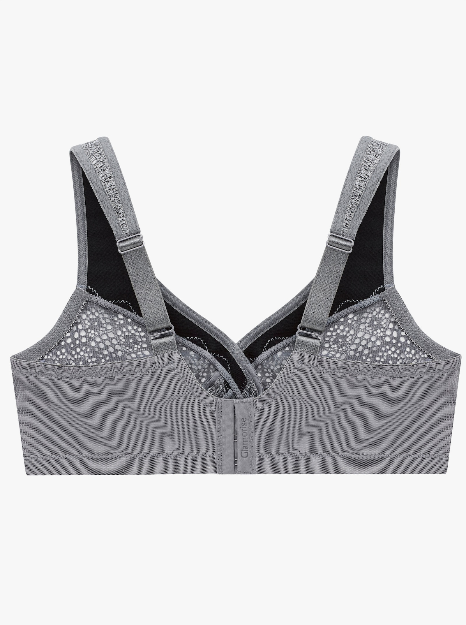 Glamorise Steunbeha zonder beugel - grijs gemêleerd