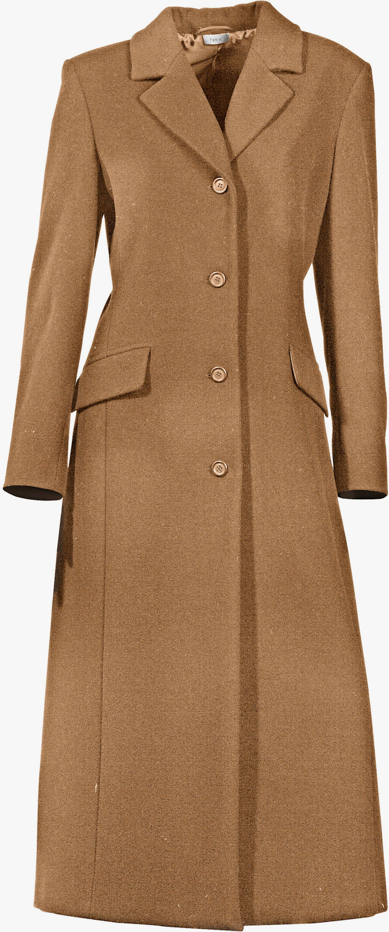 heine Manteau coupe longue - couleur chamois