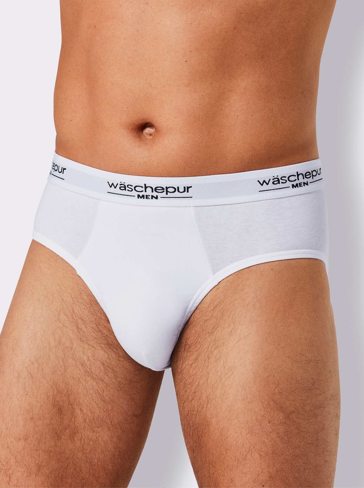 wäschepur men Slip - anthrazit + grau + weiss