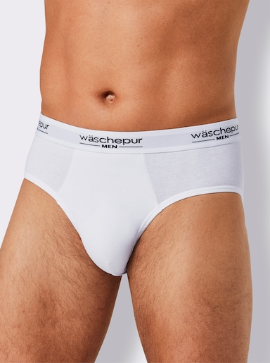 wäschepur men Slip - anthrazit + grau + weiß