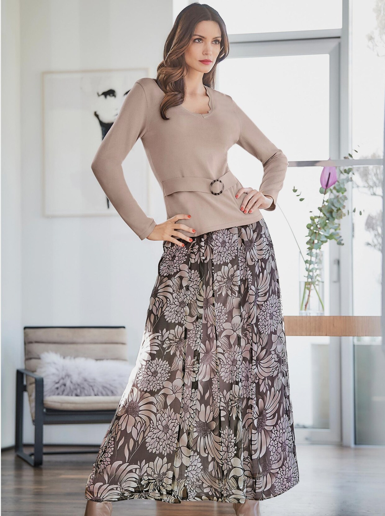 Ashley Brooke Pullover - sesam