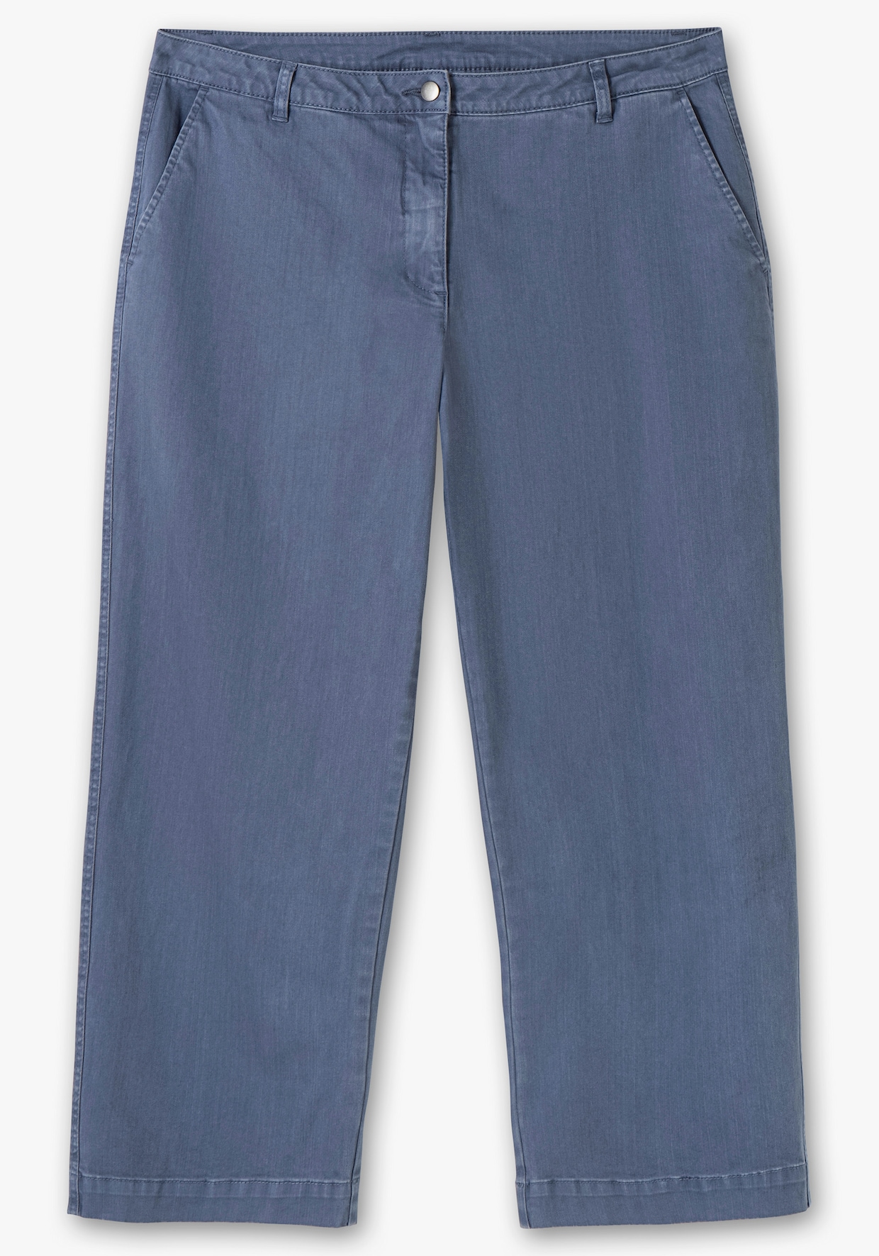 Culotte mit aufgesetzten Taschen hinten - rauchblau