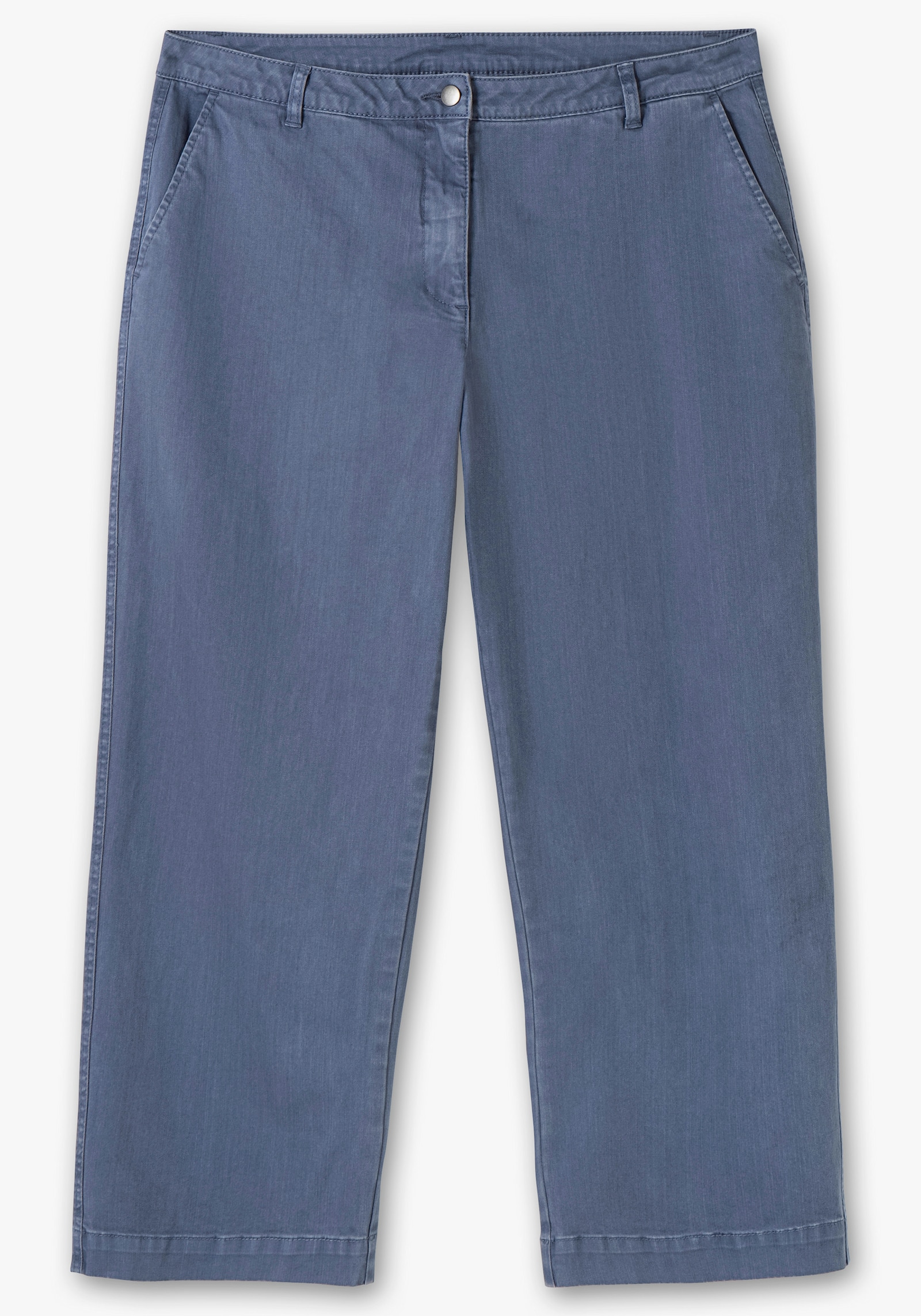  Culotte mit aufgesetzten Taschen hinten - rauchblau