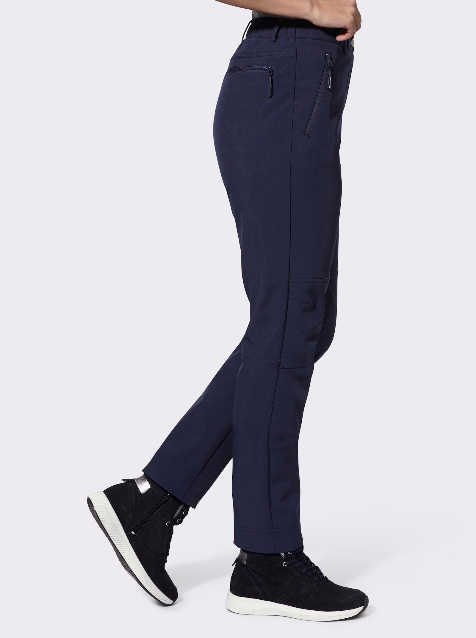 Softshellhose mit Fleece-Innenseite - marine