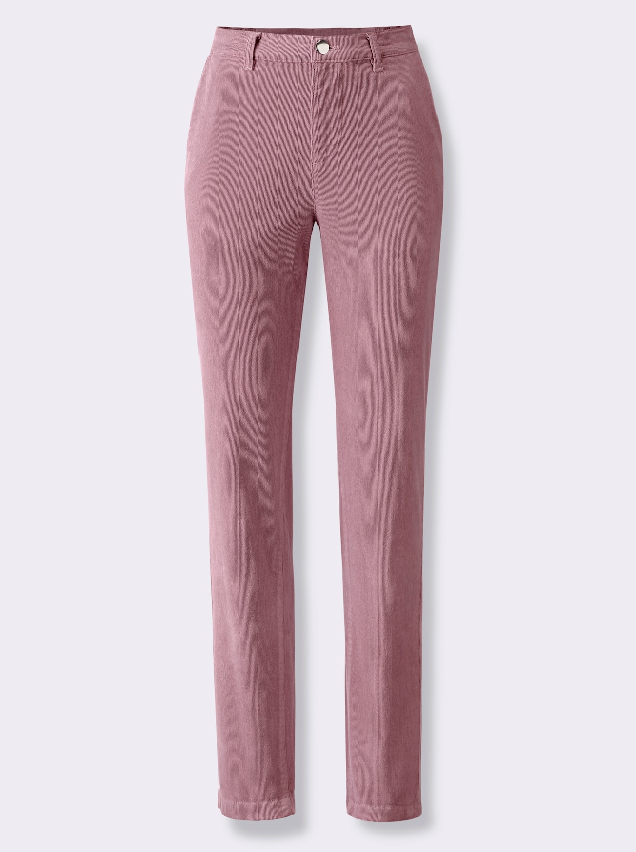 heine Ribcord broek - mauve