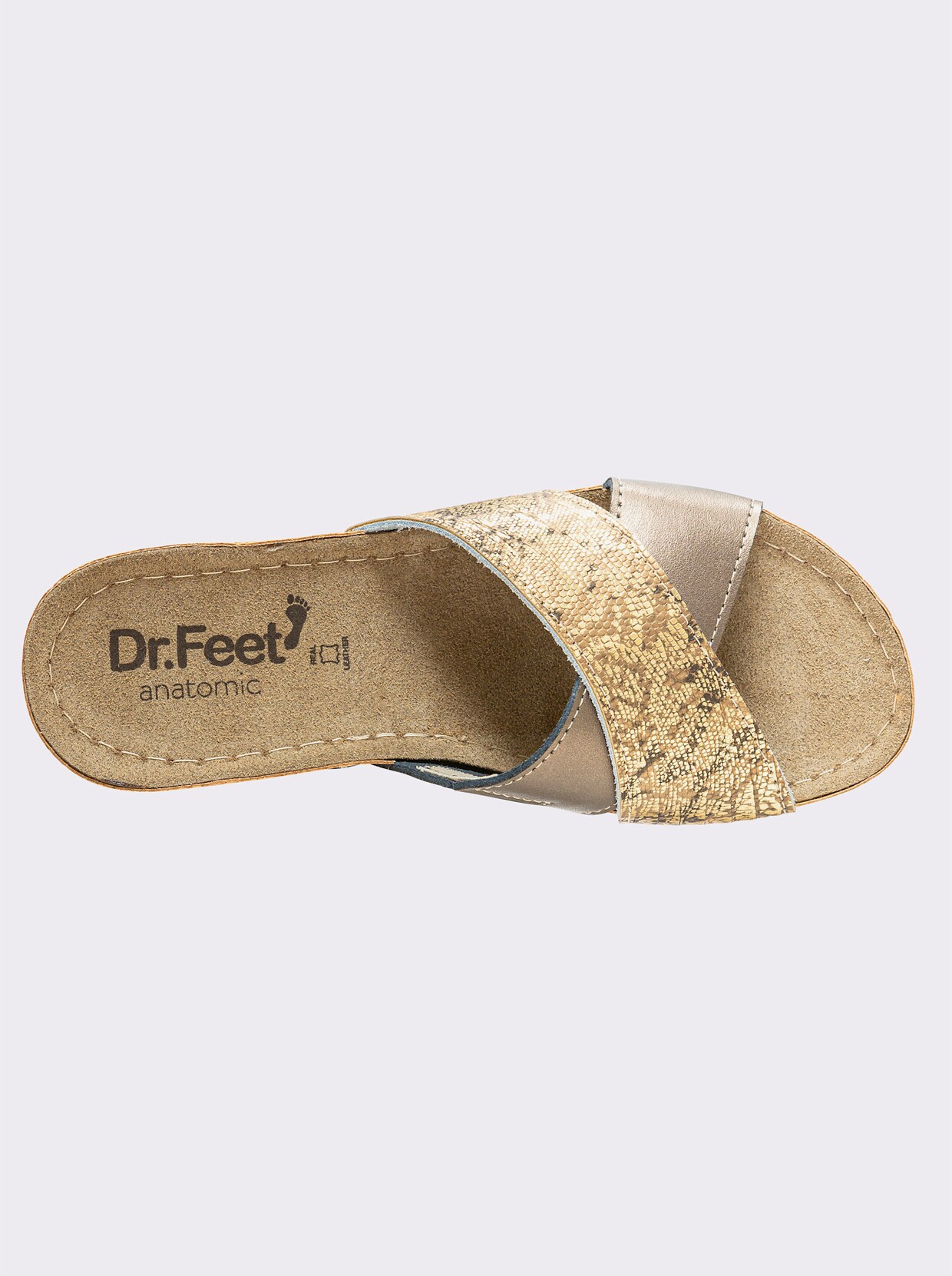 Dr. Feet Pantolette - taupe