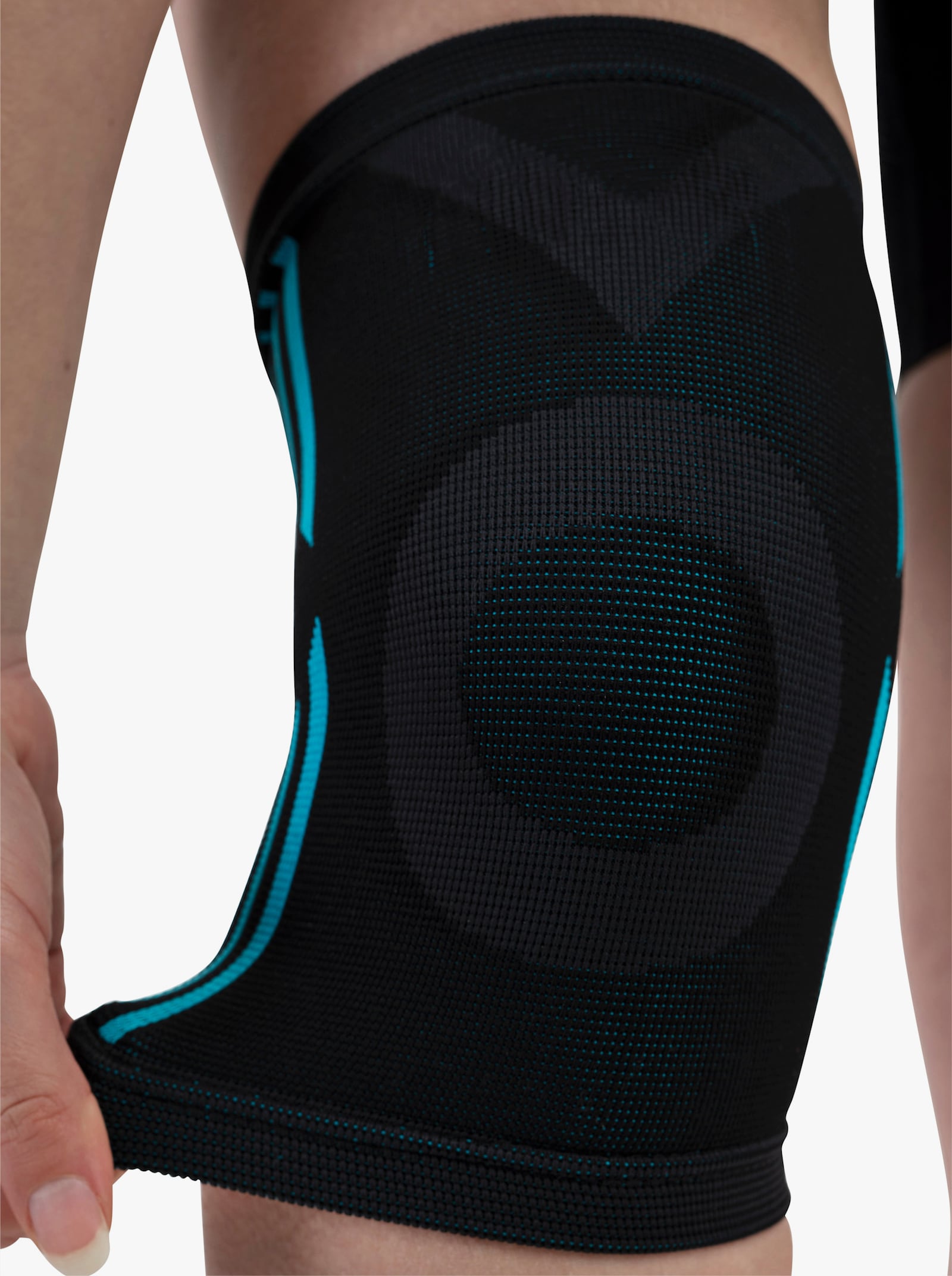 Elastische Kniebandage - schwarz