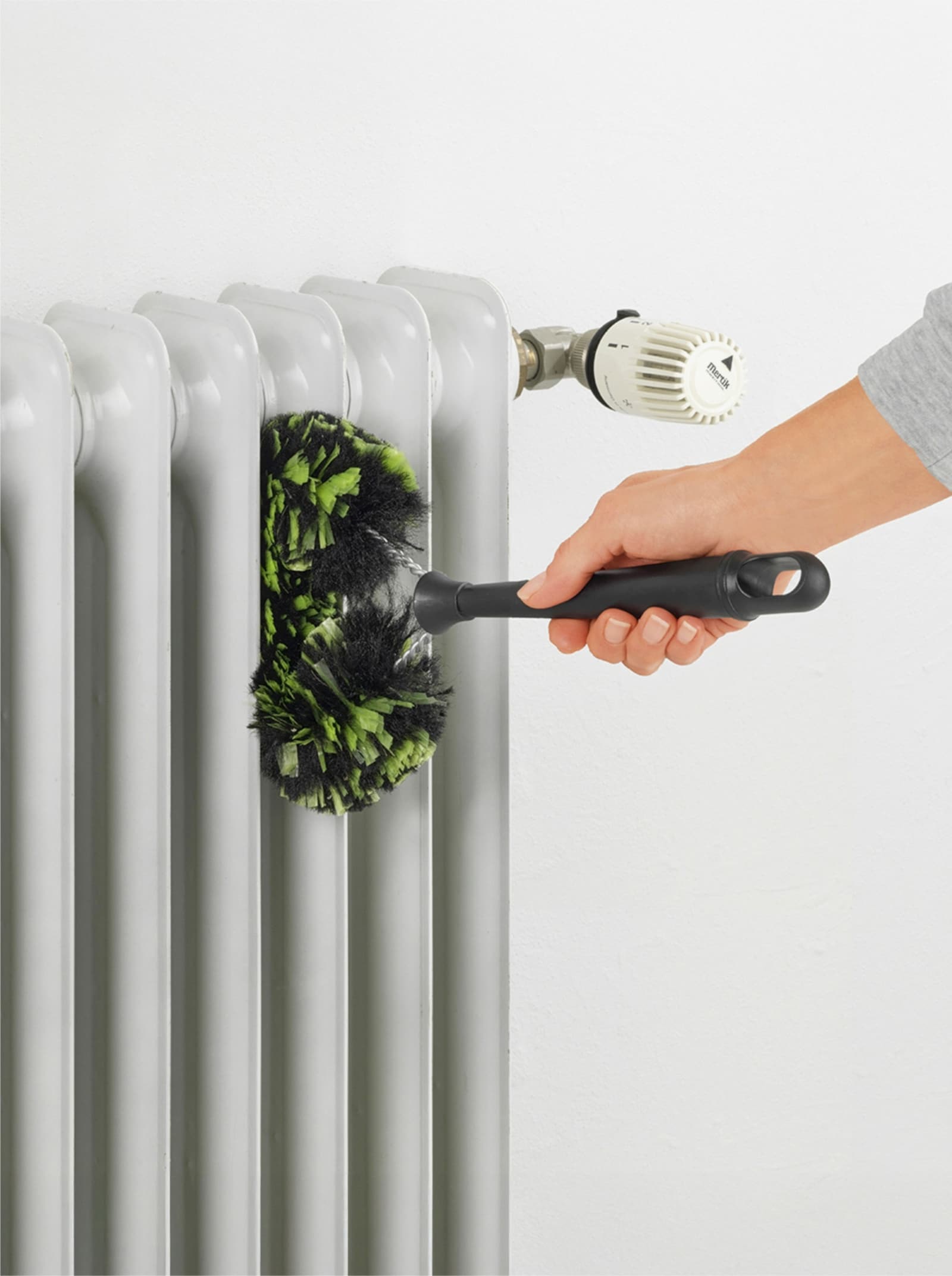 heine home Staubwedel - grau-grün