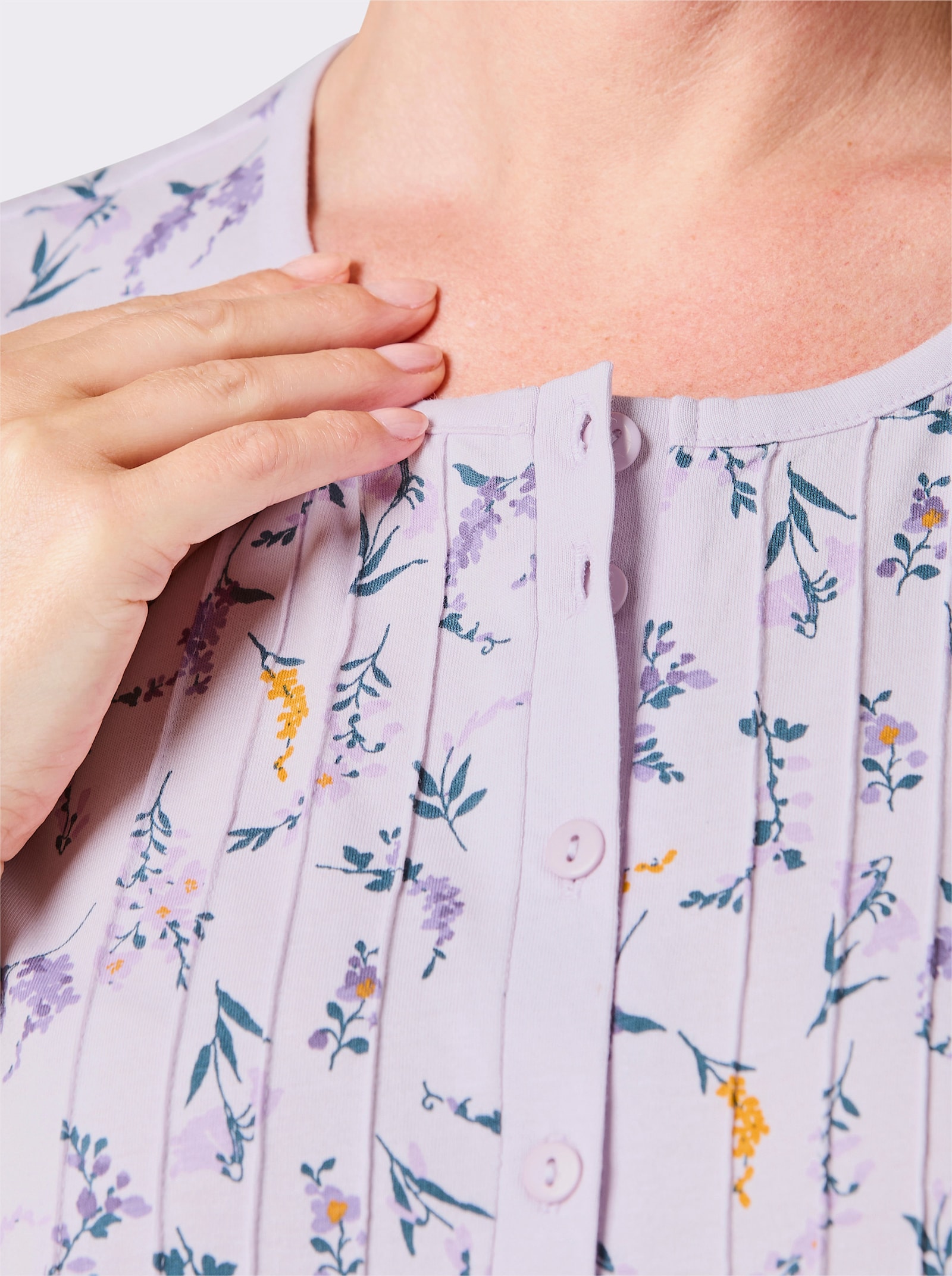 Comtessa Nachthemd - rosé-bedruckt