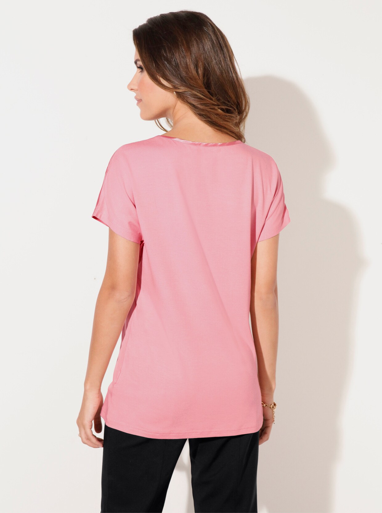 Lang shirt - roze