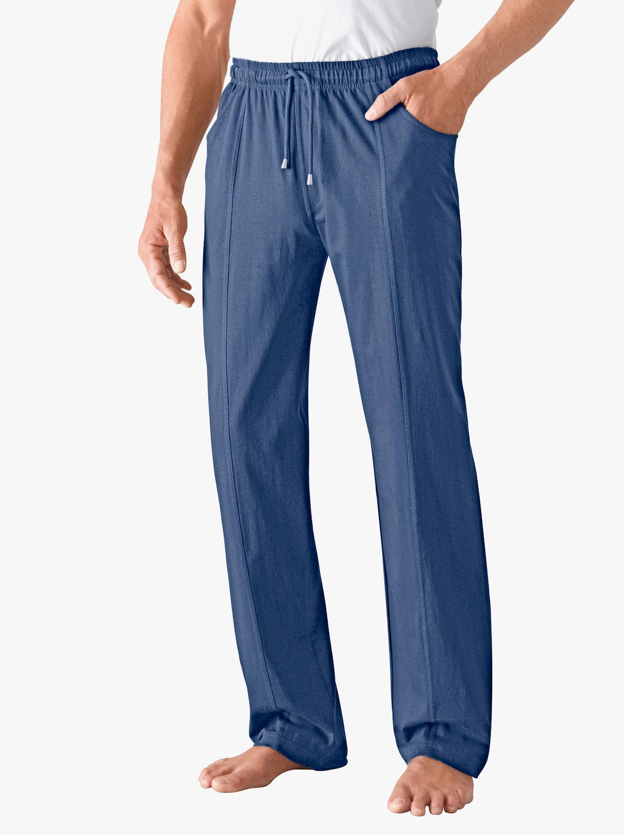 Športové nohavice - džínsová modrá
