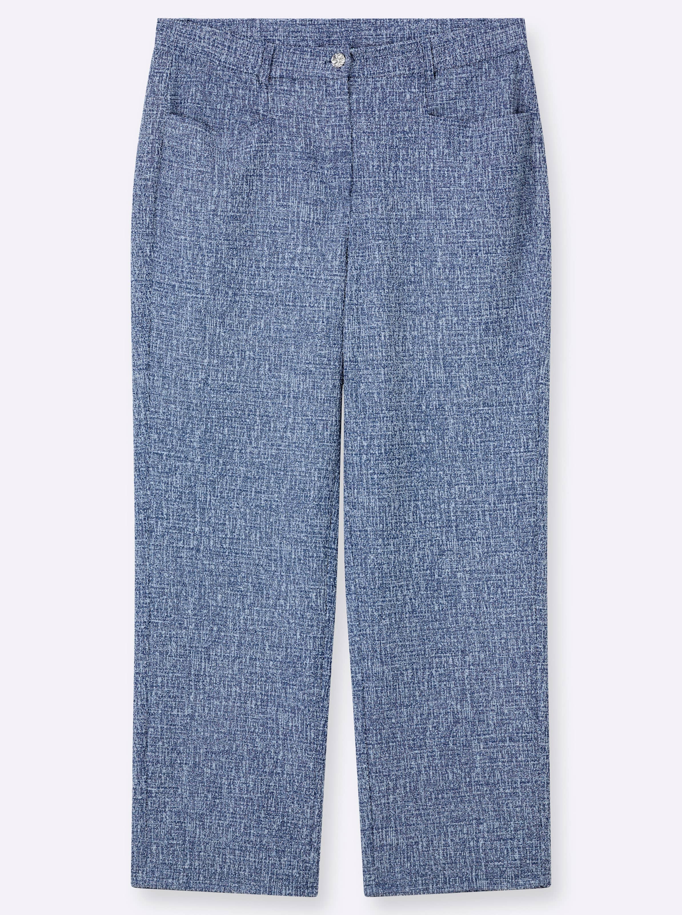 Sheego Damen Jeansblau Jerseyhose - Bild 2