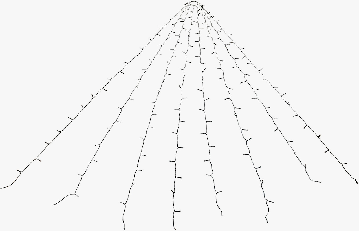 my home LED-Baummantel - dunkelgrün