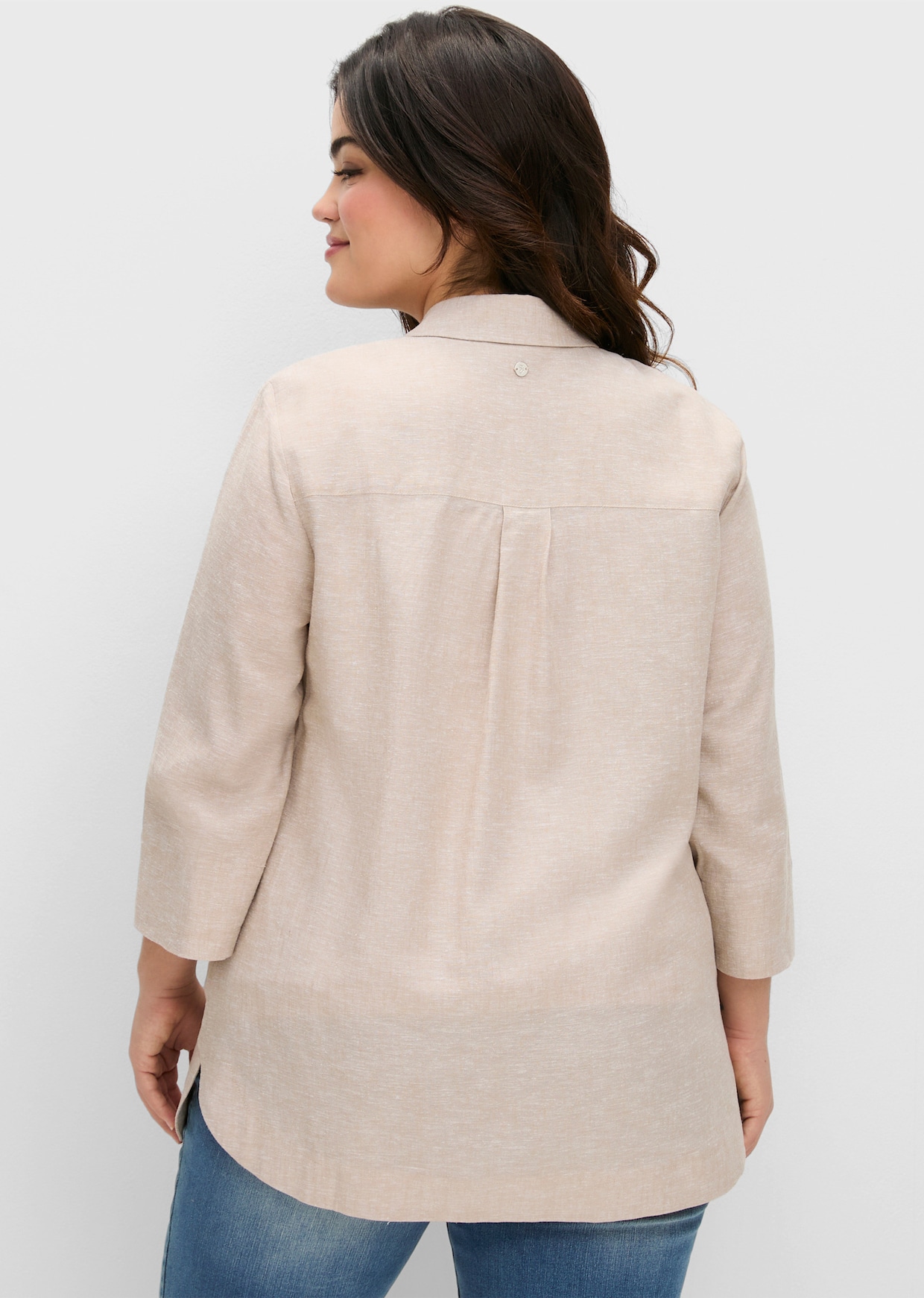 sheego Overhemdblouse - beige